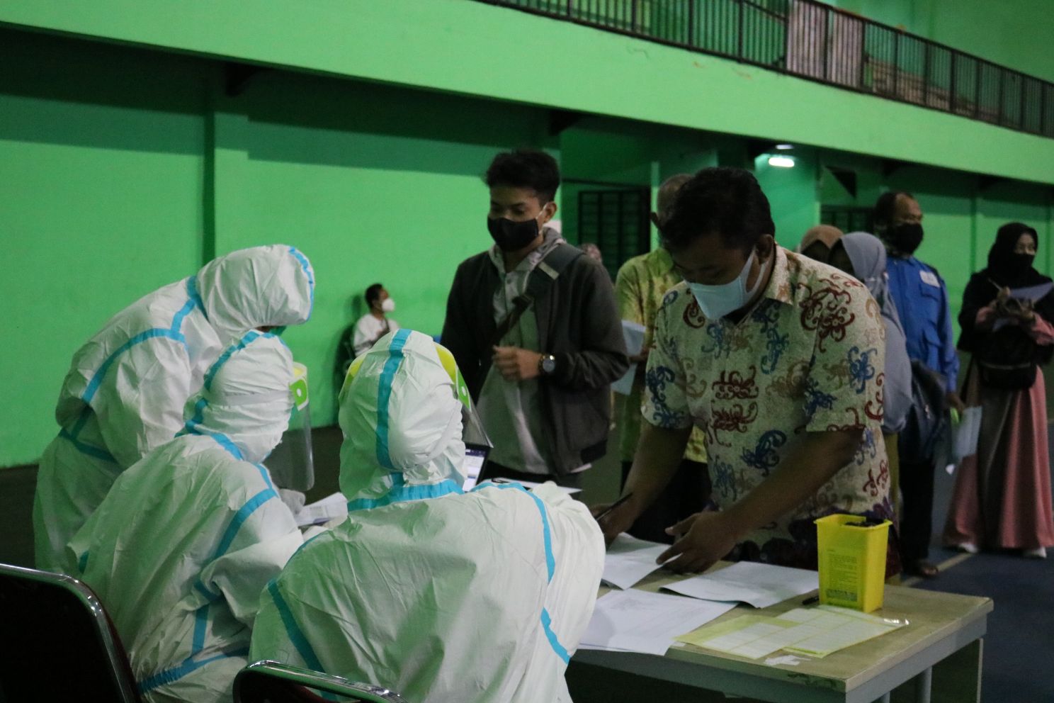 Tes Swab Masif bagi warga Kota Bogor dengan Status Kontak Erat