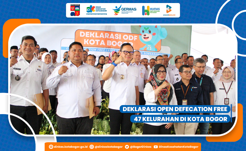 Deklarasi ODF (Open Defecation Free) 47 Kelurahan Kota Bogor