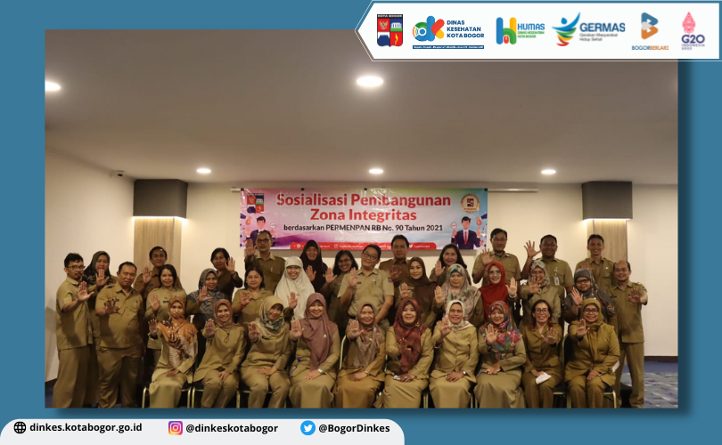 Sosialisasi Pembangunan Zona Integritas di Lingkungan Dinas Kesehatan Kota Bogor, UPTD Puskesmas dan Labkesda