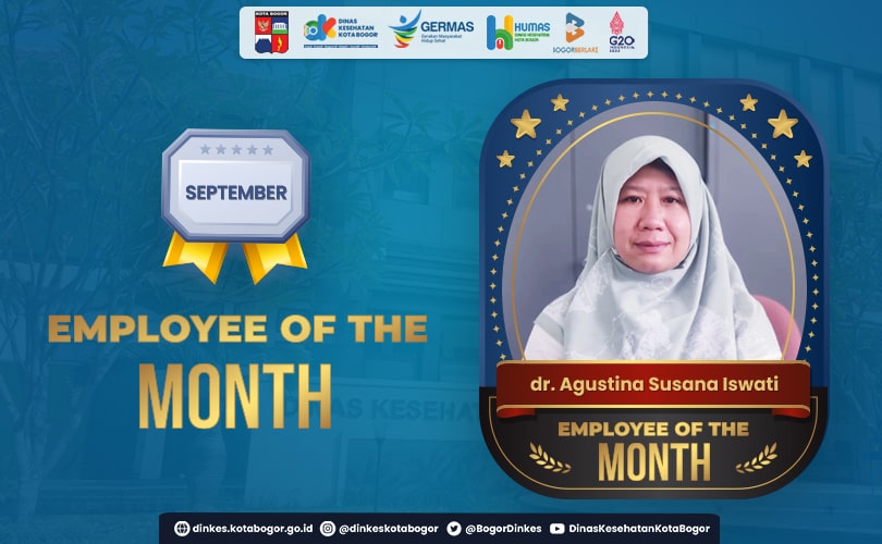 Pegawai Terbaik/Employee of The Month Dinas Kesehatan Kota Bogor Bulan September Tahun 2022