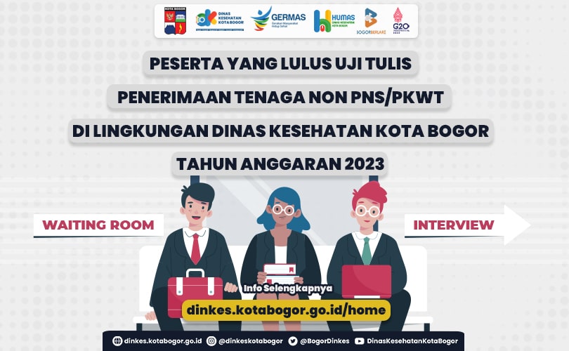 Pengumuman Hasil Uji tulis Penerimaan Non PNS/PKWT Tahun 2023