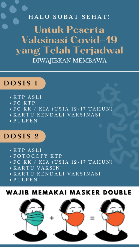 berkas yang wajib dibawa saat vaksinasi