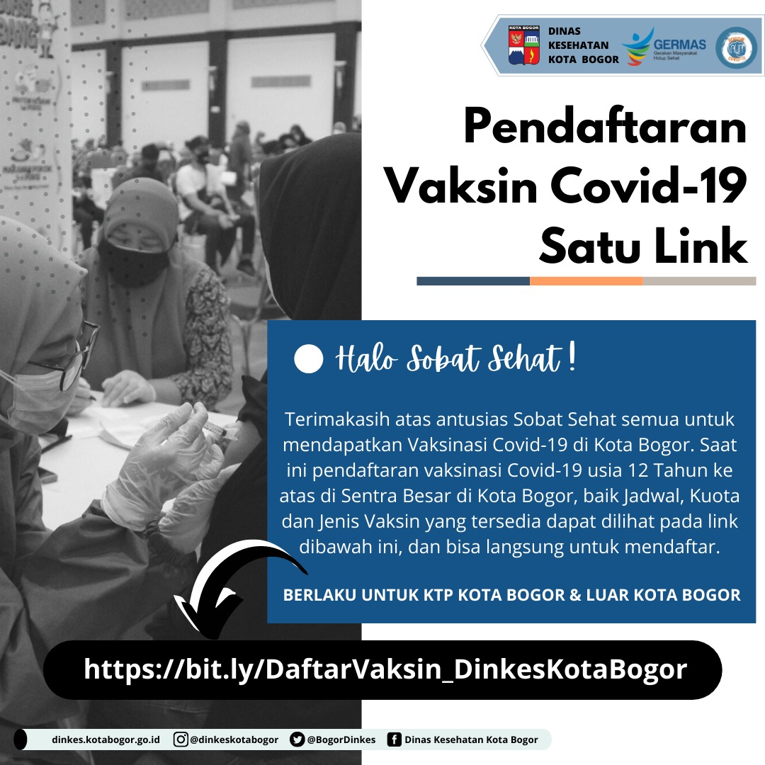 Informasi Pendaftaran Vaksin Kota Bogor