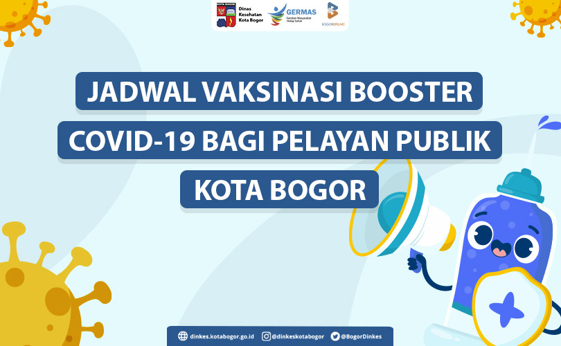 Jadwal Vaksinasi Booster bagi Pelayan Publik di Kota Bogor 18 Januari 2022